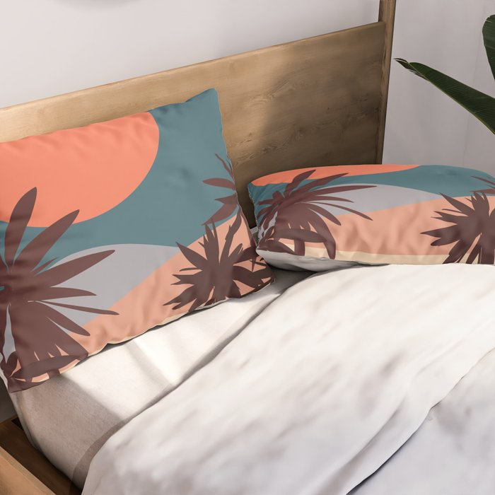 Abstract Landscape 13 Portrait Pillow Sham Gallery Image 2