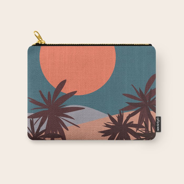 Abstract Landscape 13 Portrait Carry All Pouch Gallery Image 1