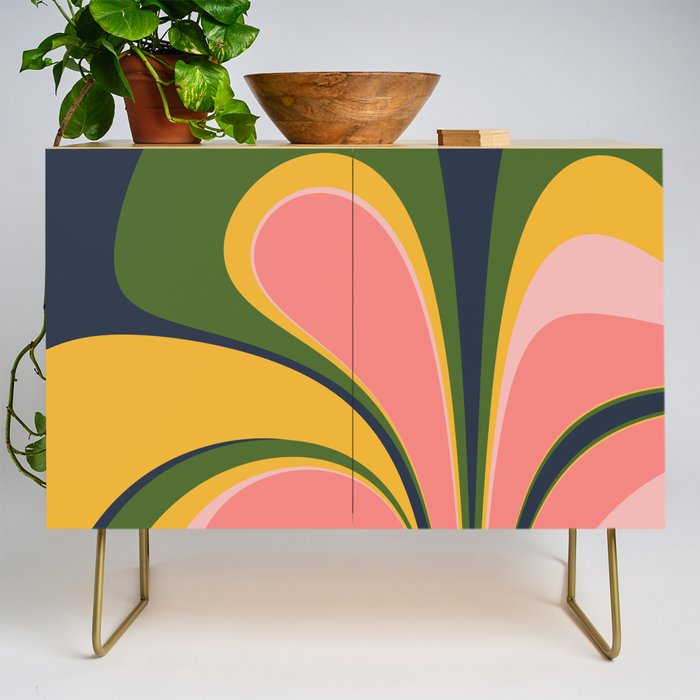 Spring Color Swirl Credenza Gallery Image 1