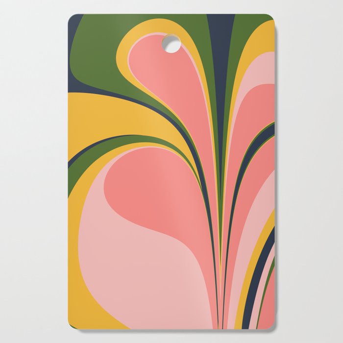 Spring Color Swirl Cutting Board Gallery Image 1