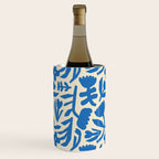 Blue flower nature art pattern Wine Chiller Gallery Image 1