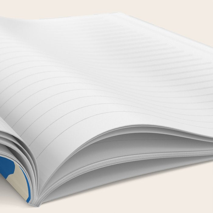 Blue flower nature art pattern Notebook Gallery Image 2
