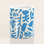 Blue flower nature art pattern Coffee Mug Gallery Image 4
