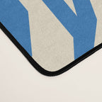 Blue flower nature art pattern Desk Mat Gallery Image 4