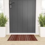 rust mud cloth Welcome Mat Gallery Image 3