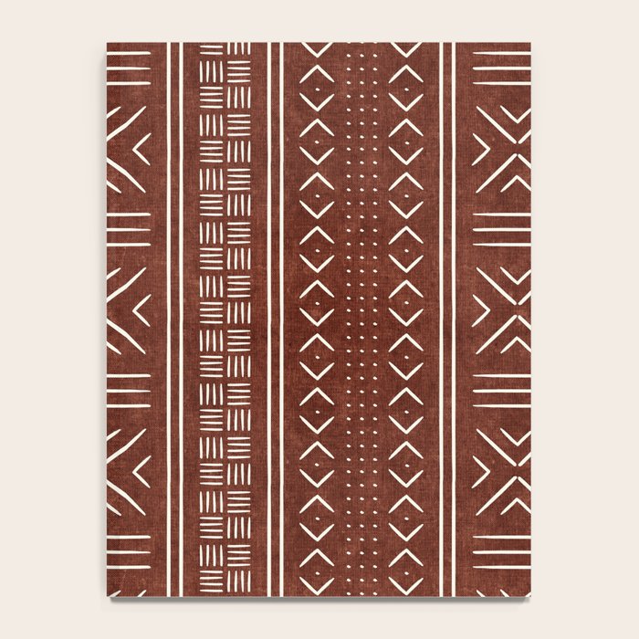 rust mud cloth Notebook Gallery Image 4