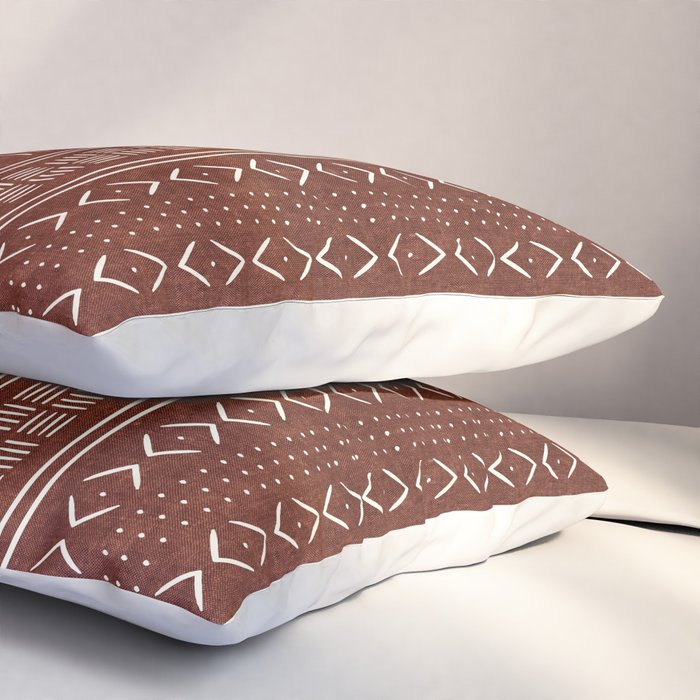 rust mud cloth Pillow Sham Gallery Image 3