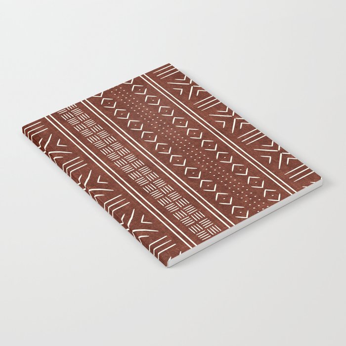 rust mud cloth Notebook Gallery Image 1