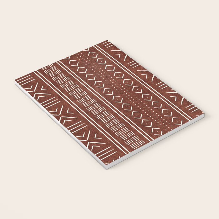 rust mud cloth Notebook Gallery Image 3