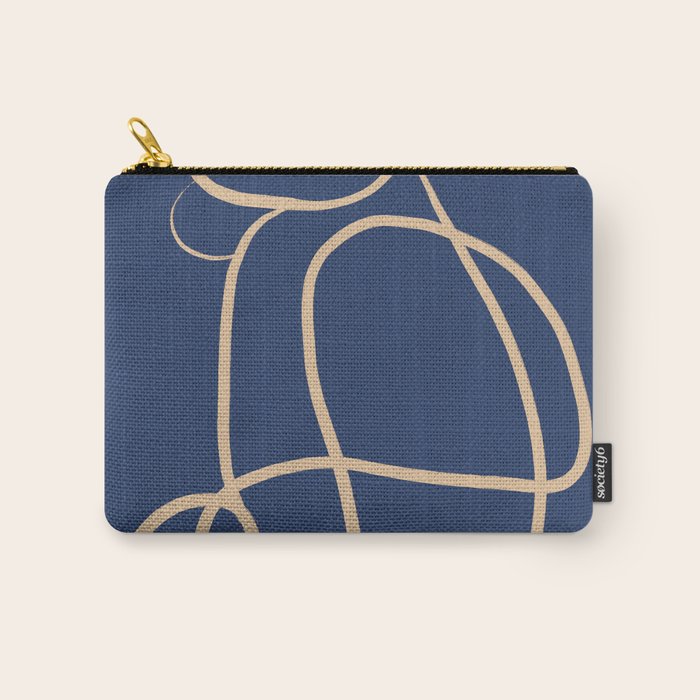 Abstract Line Art Cat 5 Carry All Pouch Gallery Image 1