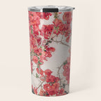 Mediterranean Bougainvillea Flower Travel Mug Gallery Image 1