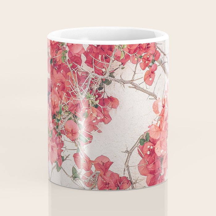 Mediterranean Bougainvillea Flower Coffee Mug Gallery Image 4