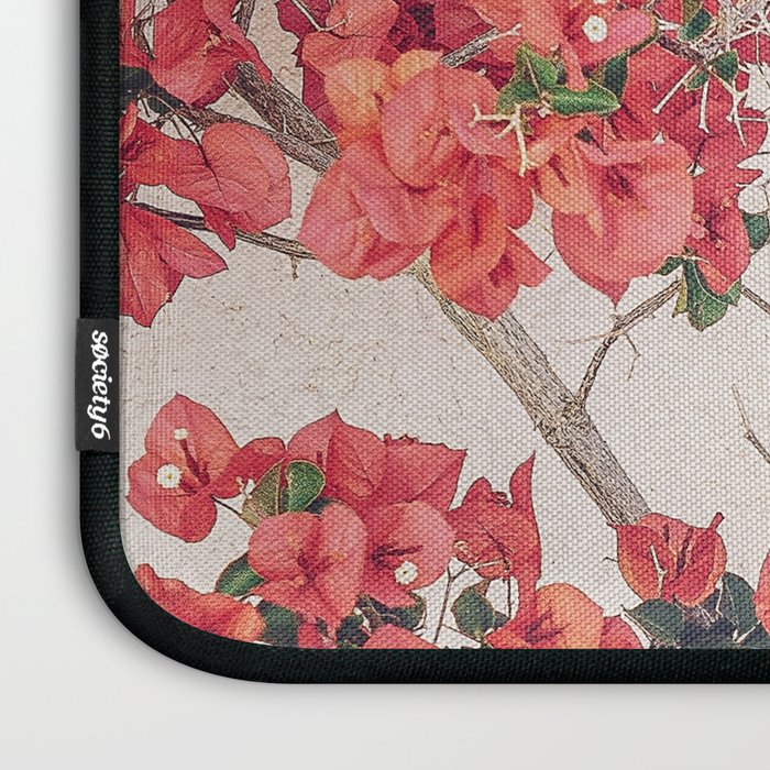 Mediterranean Bougainvillea Flower Laptop Sleeve Gallery Image 3