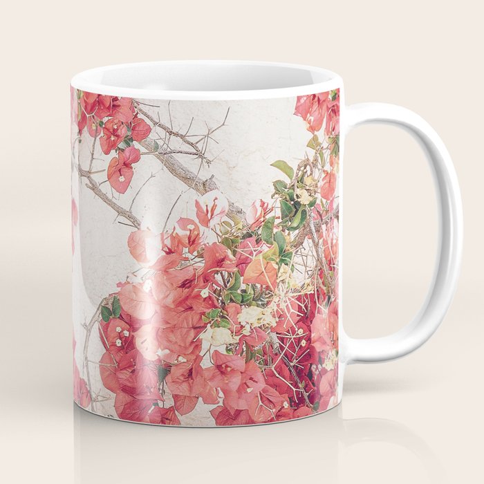 Mediterranean Bougainvillea Flower Coffee Mug Gallery Image 1