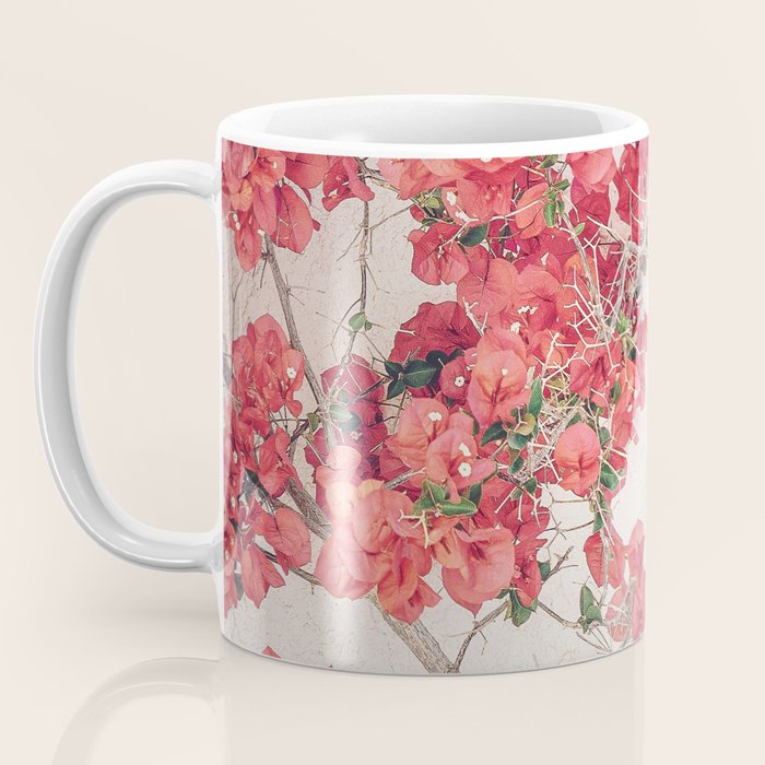 Mediterranean Bougainvillea Flower Coffee Mug Gallery Image 3