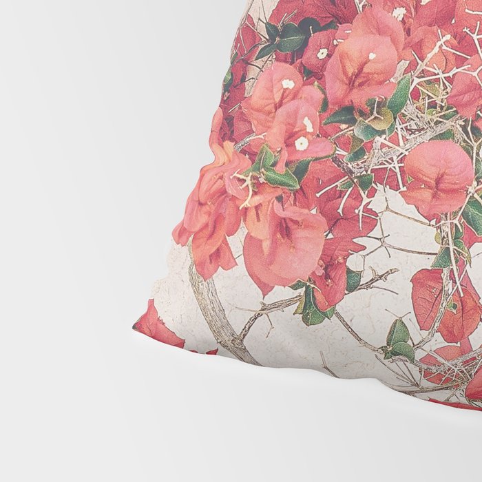Mediterranean Bougainvillea Flower Pillow Sham Gallery Image 4