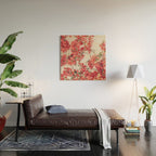 Mediterranean Bougainvillea Flower Wood Wall Art Gallery Image 2