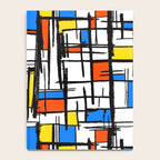 Bauhaus Aesthetic Piet Mondrian De Stijl Inspired Painted Pattern Notebook Gallery Image 4
