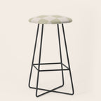 Playful check in olive green Stool Gallery Image 1