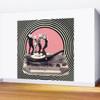 Groovy Cats Wall Mural Gallery Image 2
