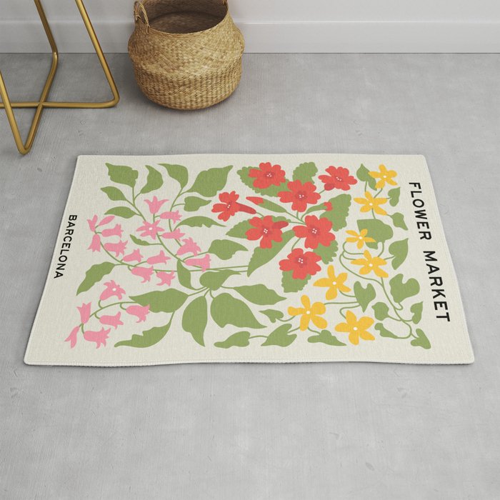 Flower Market 07: Barcelona Rug Gallery Image 1