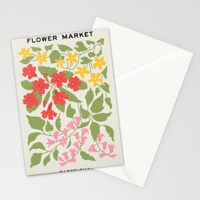 Flower Market 07: Barcelona Stationery Card Gallery Image 2