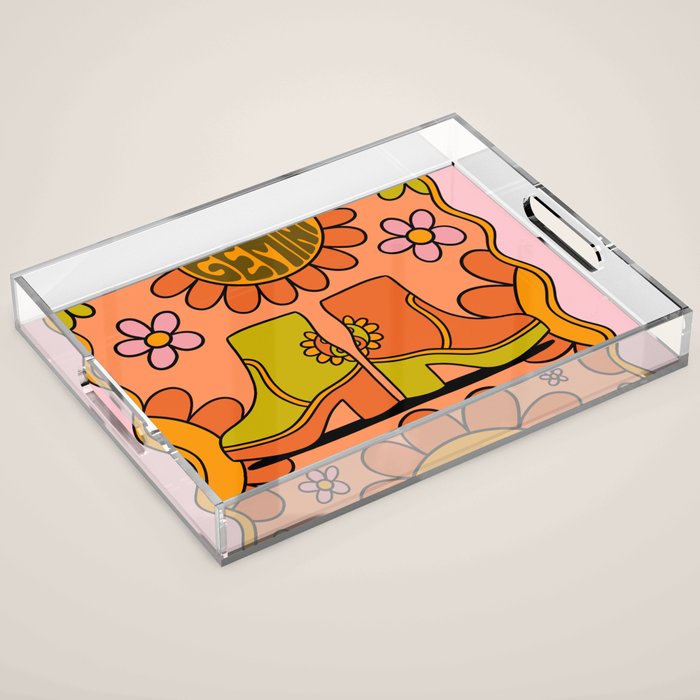 Gemini Groovy Boot Acrylic Tray Gallery Image 1