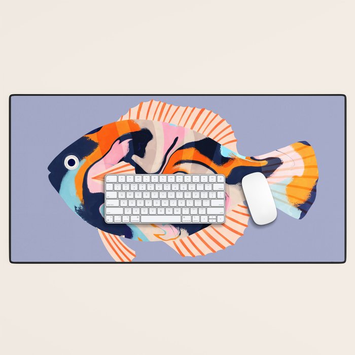 Tropical fish Desk Mat Gallery Image 1