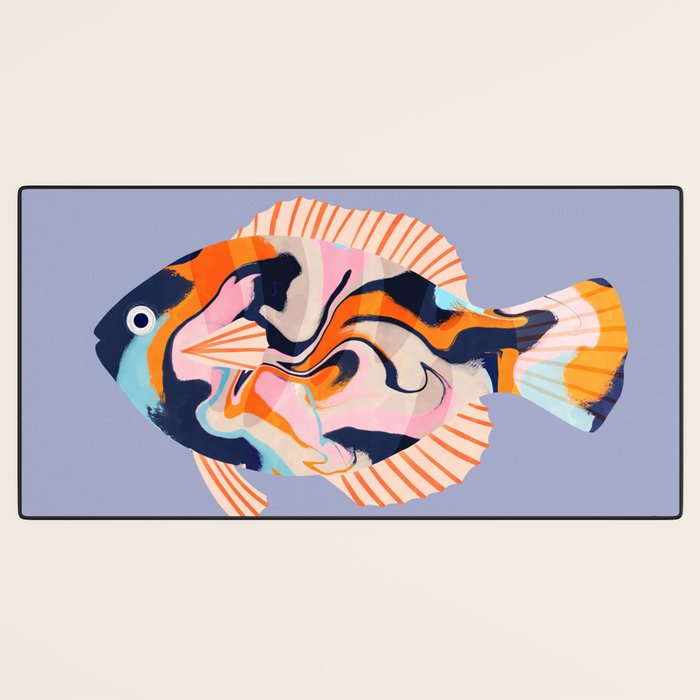 Tropical fish Desk Mat Gallery Image 3