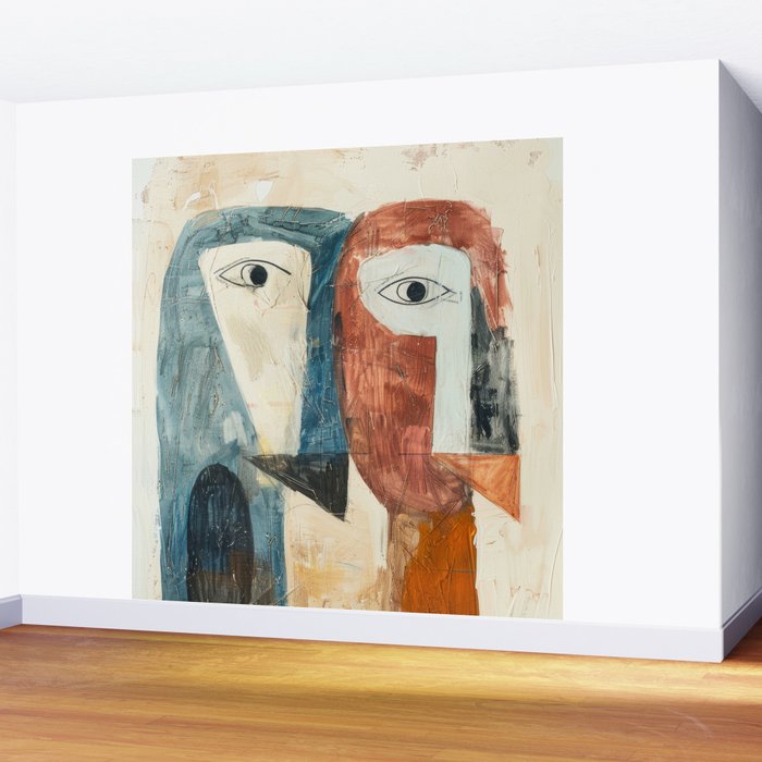 Bird Duality I Wall Mural Gallery Image 2