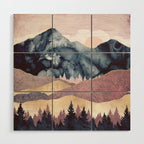 Mauve Vista Wood Wall Art Gallery Image 1