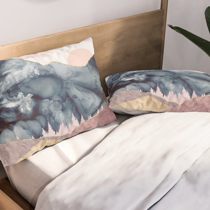 Mauve Vista Pillow Sham Gallery Image 2