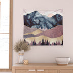 Mauve Vista Wall Tapestry Gallery Image 2