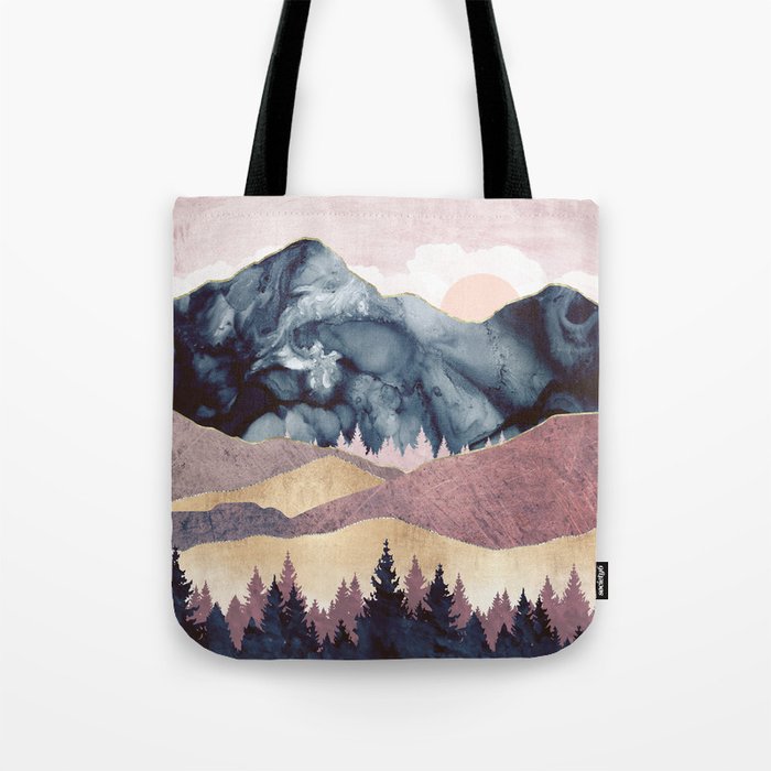Mauve Vista Tote Bag Gallery Image 1