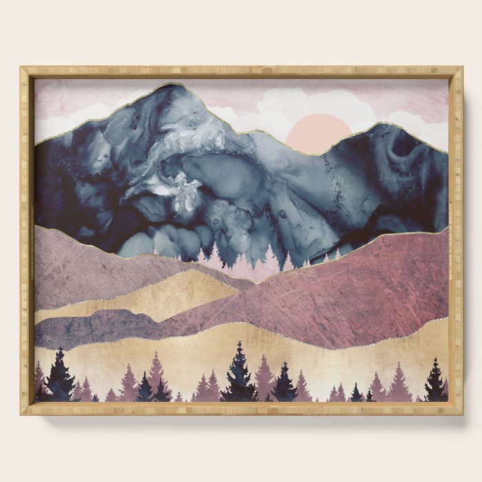 Mauve Vista Serving Tray Gallery Image 1