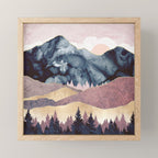 Mauve Vista Mini Art Print Gallery Image 1