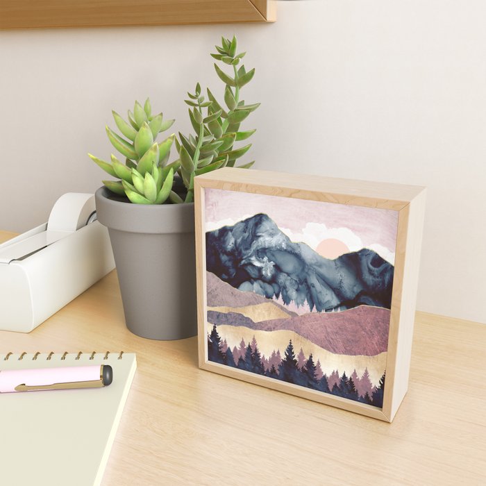 Mauve Vista Mini Art Print Gallery Image 2