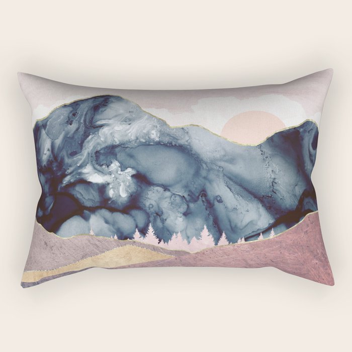 Mauve Vista Rectangular Pillow Gallery Image 2