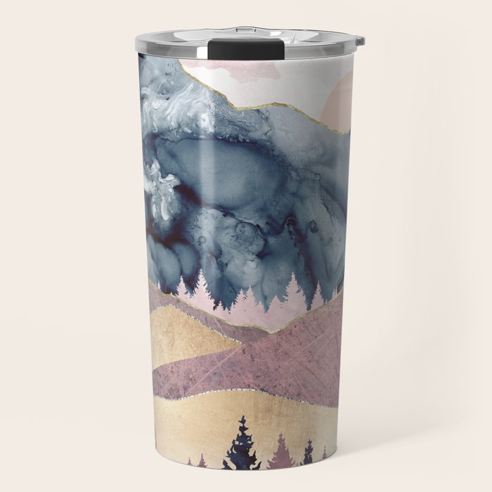 Mauve Vista Travel Mug Gallery Image 1