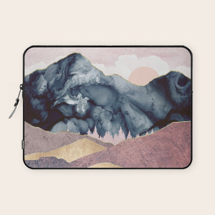 Mauve Vista Laptop Sleeve Gallery Image 1