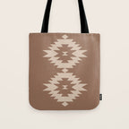 Southwestern Minimalism XXV - Coffee Creme Tote Bag Gallery Image 1