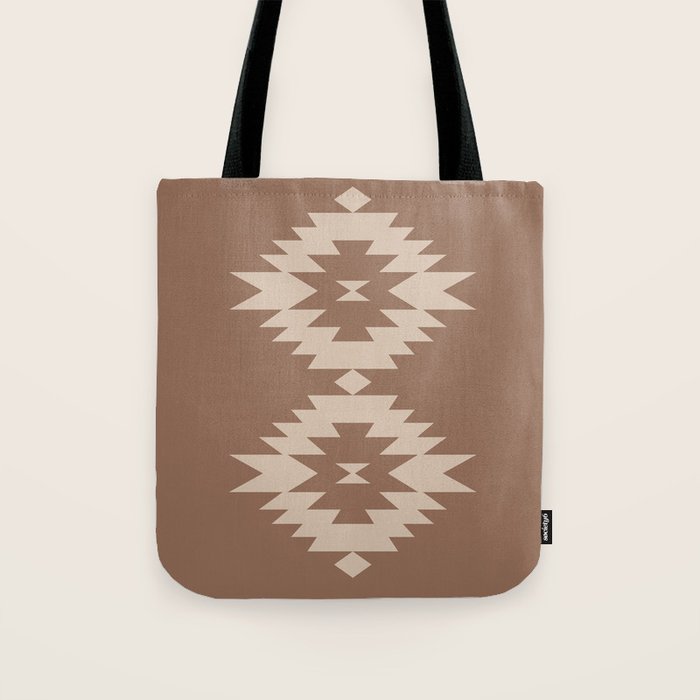 Southwestern Minimalism XXV - Coffee Creme Tote Bag Gallery Image 1