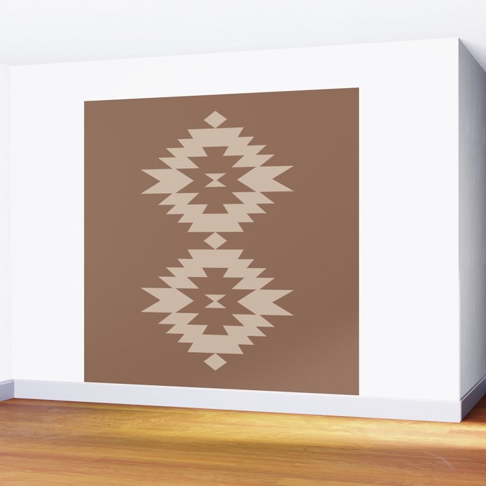 Southwestern Minimalism XXV - Coffee Creme Wall Mural Gallery Image 2