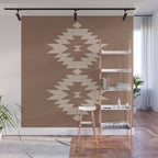 Southwestern Minimalism XXV - Coffee Creme Wall Mural Gallery Image 1
