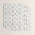 Fleur De Lis In Cool Neutral Grey Wrapping Paper Gallery Image 3
