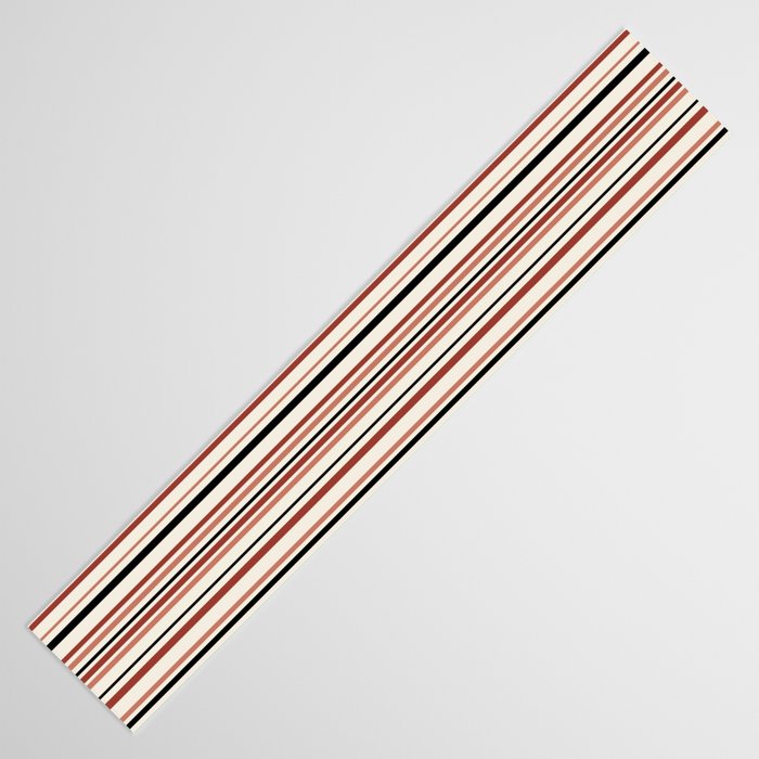 Classic Stripes XI - Neutral Pink Table Runner Gallery Image 3