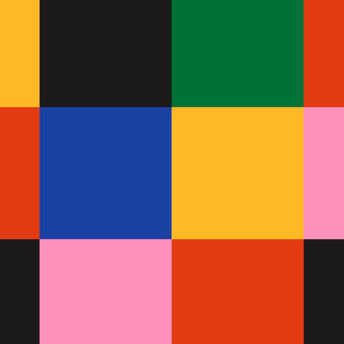 Bold Colorful Checks Pattern - Large XVII Coffee Mug Gallery Image 2