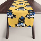 Here comes the cat pawlice Table Runner Gallery Image 1