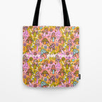Tie Dye Mushroom Print Tote Bag Gallery Image 1