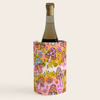 Tie Dye Mushroom Print Wine Chiller Gallery Image 1